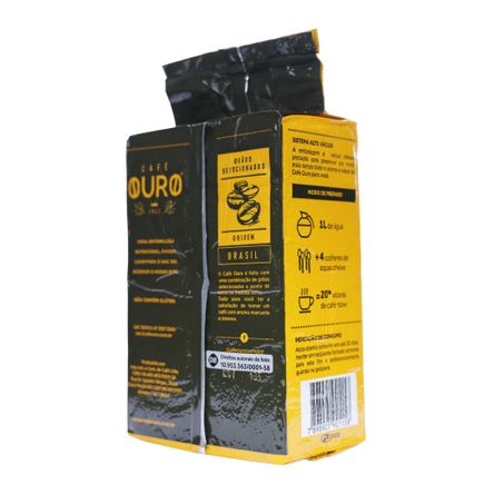 CAFÉ PÓ OURO VÁCUO TRADICIONAL 500G 360-37