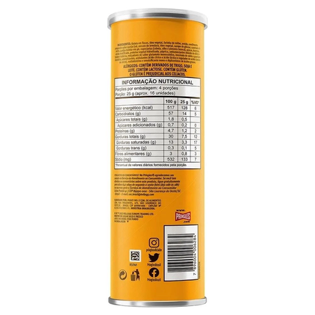 PRINGLES SABOR QUEIJO 109G 360-1