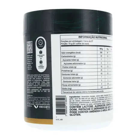 Pasta de Amendoim Nutrata Bacio Di Latte Sabor Pistache 400g 360-18
