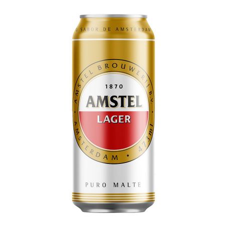 Cerveja amstel lt 473ml