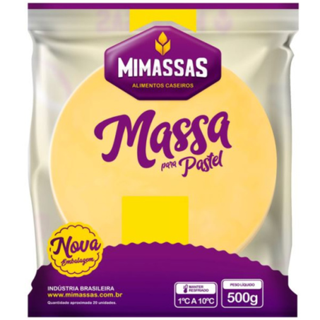 Massa pastel mi-massas 500g md