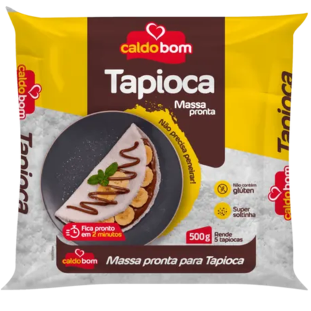 Massa tapioca caldo bom 500g pronta