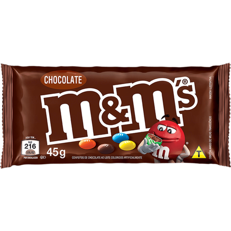 Chocolate Mem's Ao Leite Pacote 45G