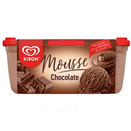 SORVETE KIBON MOUSSE 1,3L CHOCOLATE