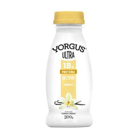 Iogurte Sem Lactose Yorgus Ultra Baunilha 300g