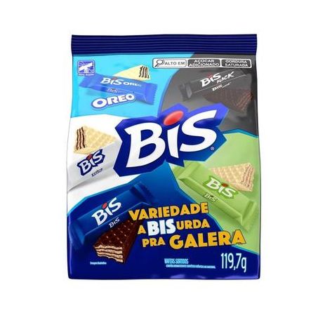 Chocolate Lacta 119.7g Bis Wafer Sortido Pacote