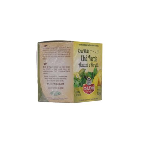 Chá Misto Chileno Chá Verde, Abacaxi, Hortelã e Erva-Mate Caixa com 10un - 10gr 360-51