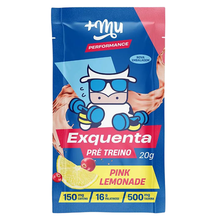 Suplemento Mais Mu Exquenta Pink Lemonade 20g