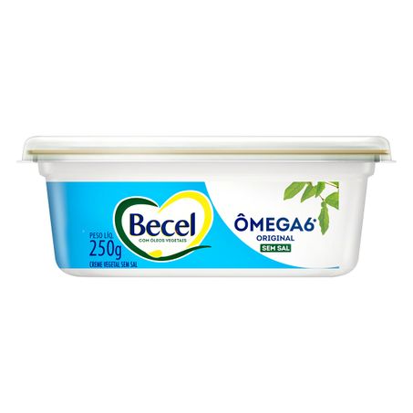 Margarina original sem sal becel pote 250g