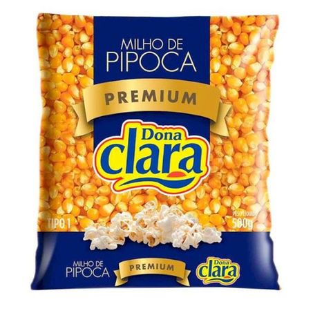 Milho pipoca almofada dona clara 400g