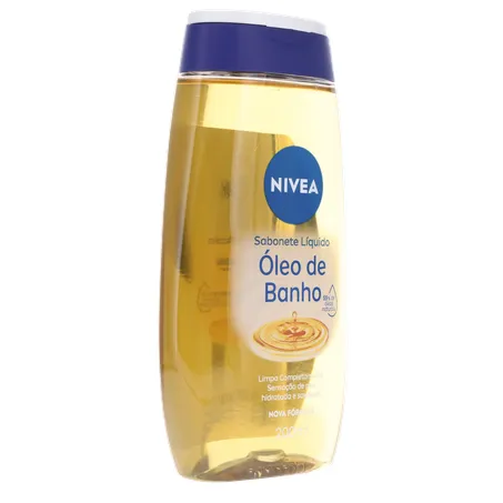 Sabonete Líquido em Óleo Nivea Natural Oil Embalagem 200ML 360-32