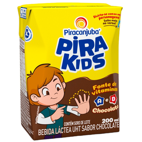 Bebida lactea 200ml pirakids chocolate