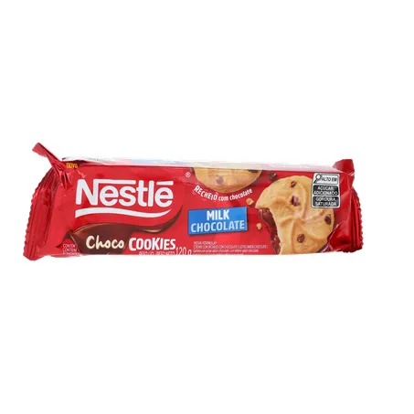 Biscoito Nestlé Cookies Recheado Chocolate Ao Leite Pacote 120G 360-34