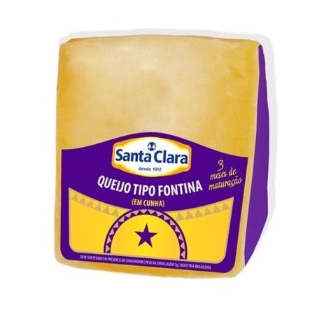 Queijo Santa Clara fontina cunha Aprox. 270g a Un