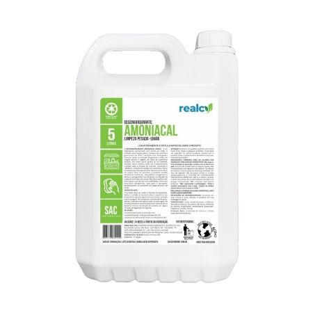 DESENGORDURANTE AMONIACAL 5L REALCY