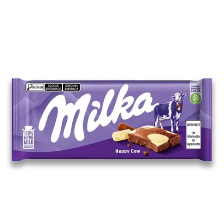 Choc.barra milka happy cows 90g