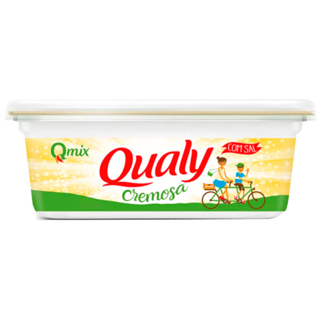 MARGARINA QUALY CREMOSA COM SAL PT 250G