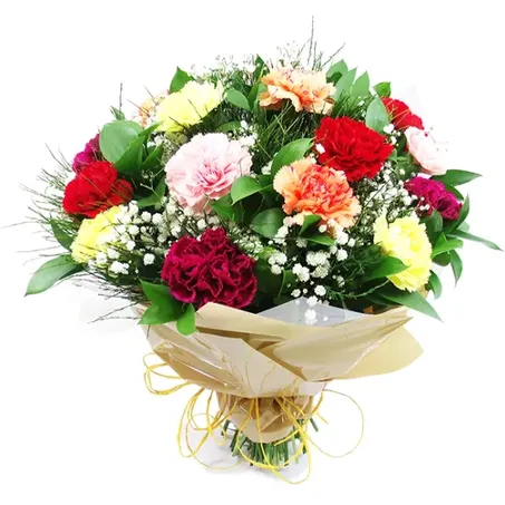 Maço de flores mix cravos