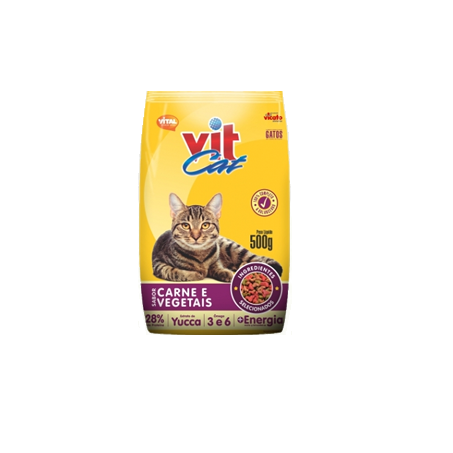 Ração gato vicato 500g