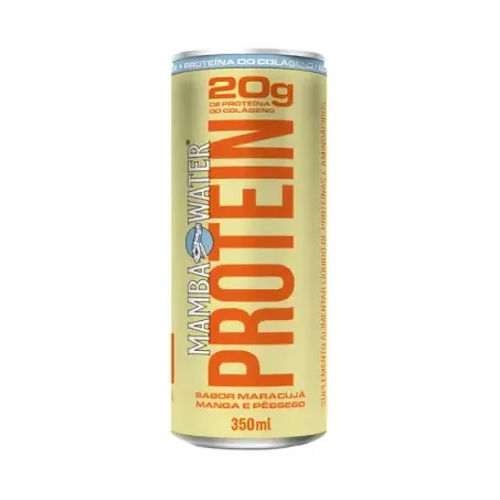AGUA PROTEIN PESSEGO MANGA MARACUJA MAMBA 350 ML  