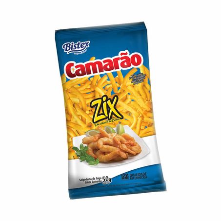 Salgadinho bistex zix camarao 50g