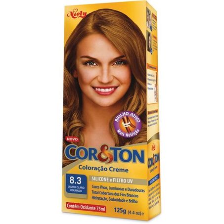 Tinta cor&ton loiro claro dourado 8.3