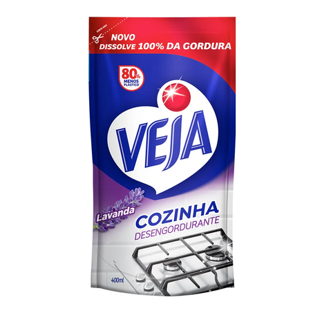 DESENGORDURANTE VEJA COZINHA LAVANDA SC 400ML