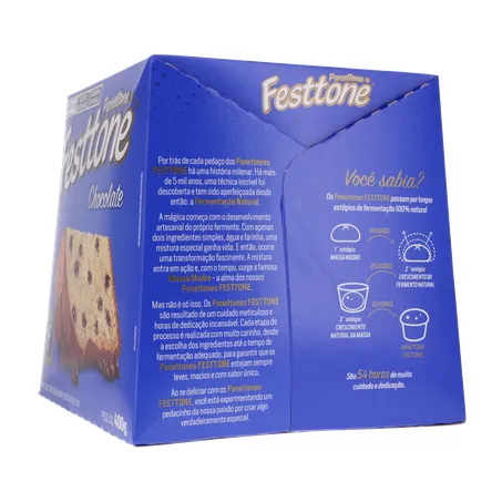 Panettone Festtone Chocolate 400G 360-25