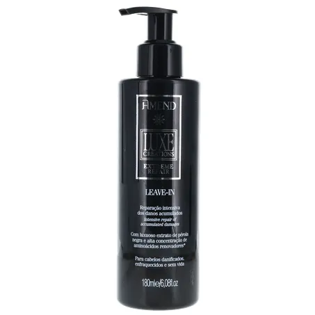 Finalizador Amend Luxe Creations Extreme Repair Leave-in Frasco 180ml