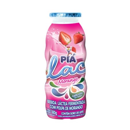 Pia-bebida lactea 180g morango