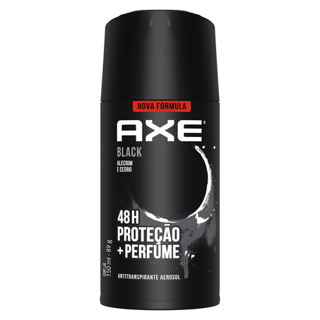 Antitranspirante Aerosol Axe Black 152ml 360-1