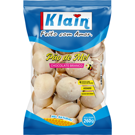 Pao de mel klain chocolate branco 250g