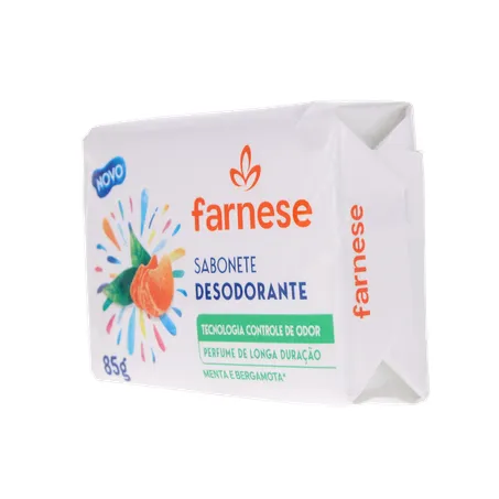 Sabonete Desodorante Farnese Menta e Bergamota Pacote 85gr 360-5