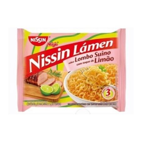 Lamen nissin lombo toque de limao 85g