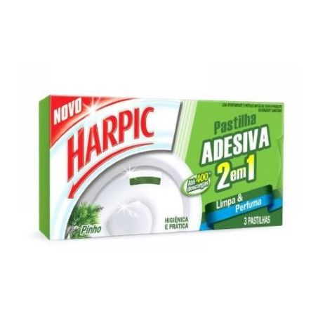 Pastilha Sanitaria Ades Harpic 3 Unidades