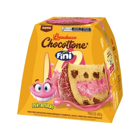 Chocottone bauducco maxi fini dent.450g