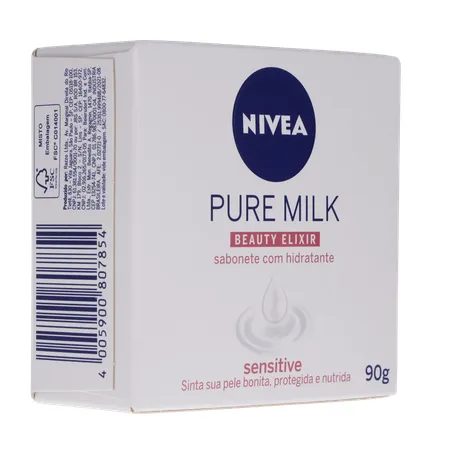 Sabonete nivea pure milk beauty elixir sensitive cx 90g 360-32