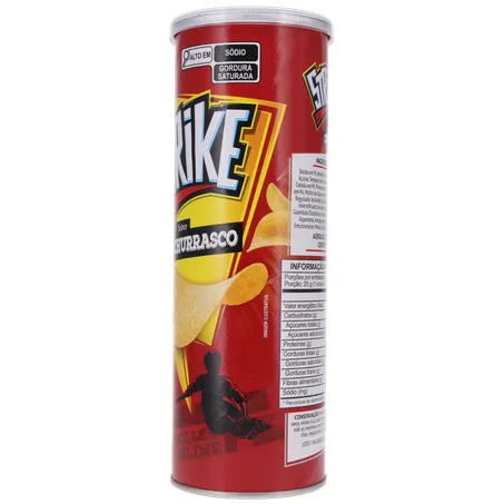 SALGADINHO BATATA STRIKE CHURRASCO POTE 90G 360-6