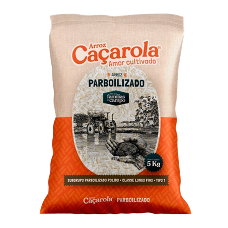 Arroz parboilizado caçarola tipo 1 pacote 5 kg