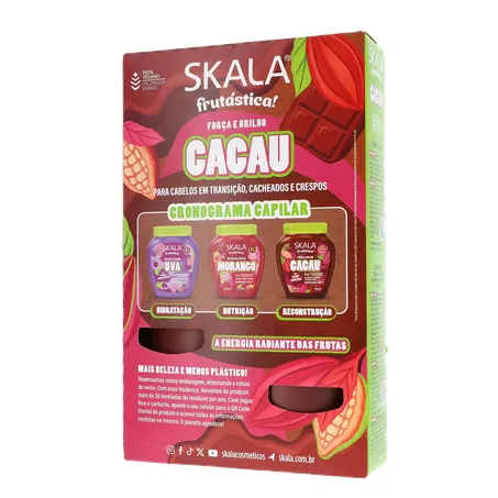 Kit Skala Cacau Cacau Shampoo 325ml Condicionador 200ml 
  360-20