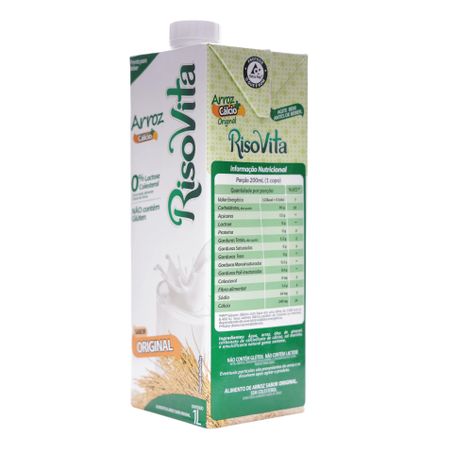 Bebida de Arroz Risovita Original Caixa 1L 360-9