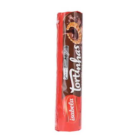BISCOITO RECHEADO ISABELA TORTINHAS CHOCOLATE/AVELA 140G 360-30