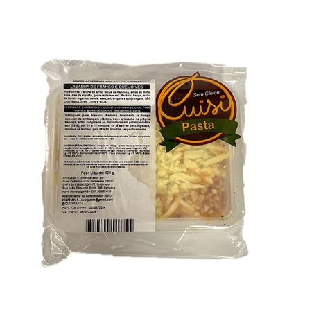 Lasanha sem glúten de Frango Cuisi 400g