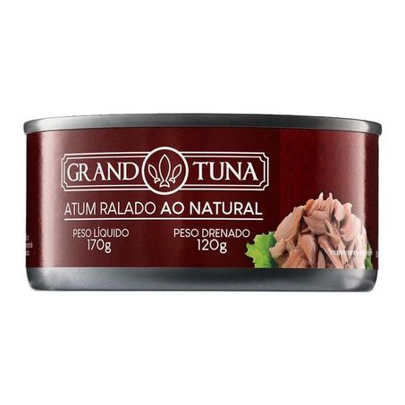 PEIXE ATUM GRAND TUNA RALADO AO NATURAL 170G