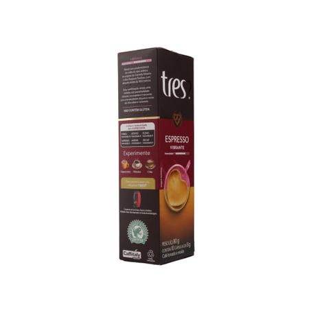 Cápsula 3 Corações Espresso Vibrant C/10 80g 360-21
