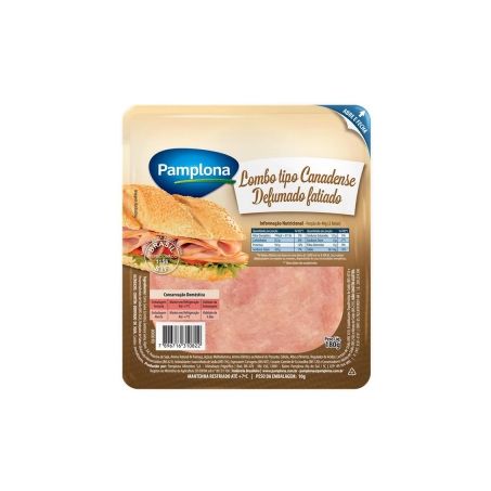 Pamplona-lombo canadense fatiado 180g