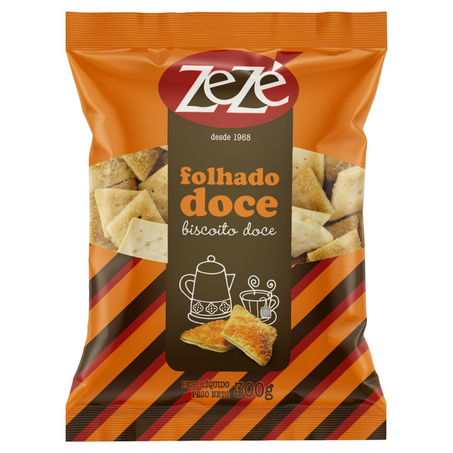 Biscoito Folhado Doce Zezé 300g