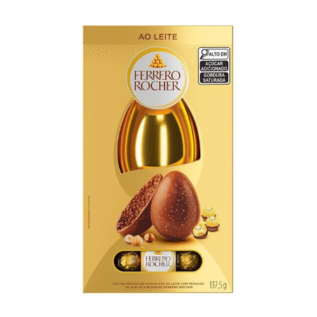 OVO PASCOA FERRERO ROCHER CX 137,5G