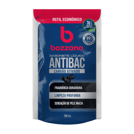 SABONETE LIQ REFIL BOZANO 200ML ANTIBAC CARV AT