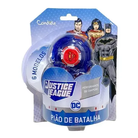BRINQUEDO CANDIDE INFINITY NADO PIOES DE BATALHA LIGA DA JUSTICA REF: 1044-56